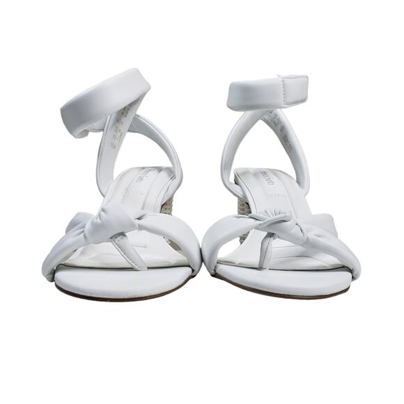 Franco Sarto Womens 8 Oma Ankle Strap Sandal in White NEW - Picture 3 of 11